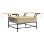 vidaXL Couchtisch Sonoma-Eiche 80x80x45 cm Holzwerkstoff und Metall vidaXL Couchtisch Sonoma-Eiche 80x80x45 cm Holzwerkstoff und Metall