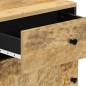 vidaXL Nachttisch 50x33x60 cm Massivholz Mango vidaXL Nachttisch 50x33x60 cm Massivholz Mango