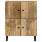 vidaXL Beistellschrank 60x33x75 cm Massivholz Mango vidaXL Beistellschrank 60x33x75 cm Massivholz Mango