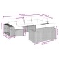vidaXL 10-tlg. Garten-Sofagarnitur mit Kissen Grau Poly Rattan vidaXL 10-tlg. Garten-Sofagarnitur mit Kissen Grau Poly Rattan