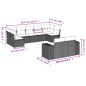 vidaXL 9-tlg. Garten-Sofagarnitur mit Kissen Schwarz Poly Rattan vidaXL 9-tlg. Garten-Sofagarnitur mit Kissen Schwarz Poly Rattan