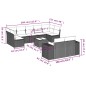 vidaXL 10-tlg. Garten-Sofagarnitur mit Kissen Beige Poly Rattan vidaXL 10-tlg. Garten-Sofagarnitur mit Kissen Beige Poly Rattan