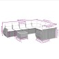 vidaXL 10-tlg. Garten-Sofagarnitur mit Kissen Beige Poly Rattan vidaXL 10-tlg. Garten-Sofagarnitur mit Kissen Beige Poly Rattan
