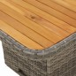 vidaXL 5-tlg. Garten-Essgruppe mit Kissen Grau Poly Rattan vidaXL 5-tlg. Garten-Essgruppe mit Kissen Grau Poly Rattan