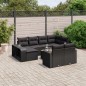 vidaXL 11-tlg. Garten-Sofagarnitur mit Kissen Schwarz Poly Rattan vidaXL 11-tlg. Garten-Sofagarnitur mit Kissen Schwarz Poly Rattan