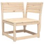 vidaXL Garten-Ecksofa 73x73x78 cm Massivholz Kiefer vidaXL Garten-Ecksofa 73x73x78 cm Massivholz Kiefer