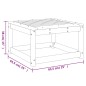 vidaXL Gartenhocker Massivholz Kiefer vidaXL Gartenhocker Massivholz Kiefer