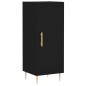Highboard Schwarz 34,5x34x180 cm Holzwerkstoff Highboard Schwarz 34,5x34x180 cm Holzwerkstoff