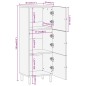 vidaXL Highboard 40x33x110 cm Massivholz Mango vidaXL Highboard 40x33x110 cm Massivholz Mango