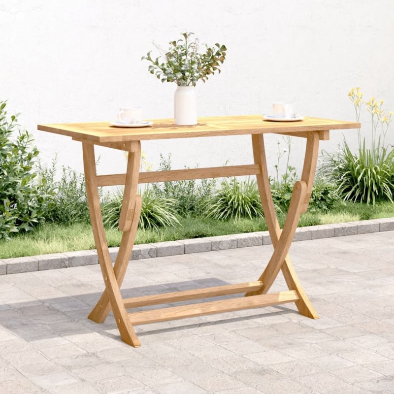 vidaXL Gartentisch Klappbar 110x55x75 cm Massivholz Akazie vidaXL Gartentisch Klappbar 110x55x75 cm Massivholz Akazie