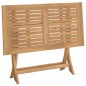 vidaXL Gartentisch Klappbar 110x55x75 cm Massivholz Akazie vidaXL Gartentisch Klappbar 110x55x75 cm Massivholz Akazie