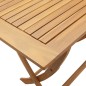 vidaXL Gartentisch Klappbar 110x55x75 cm Massivholz Akazie vidaXL Gartentisch Klappbar 110x55x75 cm Massivholz Akazie