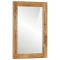 vidaXL Badspiegel 50x70x2,5 cm Massivholz Mango und Glas vidaXL Badspiegel 50x70x2,5 cm Massivholz Mango und Glas