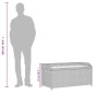 vidaXL Bank mit Stauraum Schwarz 100x50x52 cm Poly Rattan Akazienholz vidaXL Bank mit Stauraum Schwarz 100x50x52 cm Poly Rattan Akazienholz