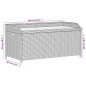 vidaXL Bank mit Stauraum Schwarz 100x50x52 cm Poly Rattan Akazienholz vidaXL Bank mit Stauraum Schwarz 100x50x52 cm Poly Rattan Akazienholz