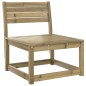vidaXL Gartensofa mit Kissen Kiefernholz Imprägniert vidaXL Gartensofa mit Kissen Kiefernholz Imprägniert