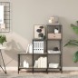 vidaXL Bücherregal Sonoma-Eiche 92x30x102 cm Holzwerkstoff und Metall vidaXL Bücherregal Sonoma-Eiche 92x30x102 cm Holzwerkstoff und Metall