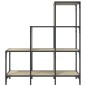 vidaXL Bücherregal Sonoma-Eiche 92x30x102 cm Holzwerkstoff und Metall vidaXL Bücherregal Sonoma-Eiche 92x30x102 cm Holzwerkstoff und Metall