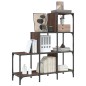 vidaXL Bücherregal Braun Eichen-Optik 92x30x102cm Holzwerkstoff Metall vidaXL Bücherregal Braun Eichen-Optik 92x30x102cm Holzwerkstoff Metall
