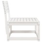 vidaXL Gartensofa Weiß Massivholz Kiefer vidaXL Gartensofa Weiß Massivholz Kiefer