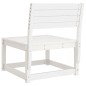 vidaXL Gartensofa Weiß Massivholz Kiefer vidaXL Gartensofa Weiß Massivholz Kiefer