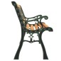 vidaXL Gartenbank 116 cm Massivholz Tanne und Stahl vidaXL Gartenbank 116 cm Massivholz Tanne und Stahl