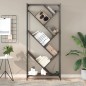 vidaXL Bücherregal Braun Eichen-Optik 79x30x180cm Holzwerkstoff Metall vidaXL Bücherregal Braun Eichen-Optik 79x30x180cm Holzwerkstoff Metall