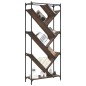 vidaXL Bücherregal Braun Eichen-Optik 79x30x180cm Holzwerkstoff Metall vidaXL Bücherregal Braun Eichen-Optik 79x30x180cm Holzwerkstoff Metall