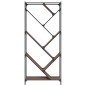 vidaXL Bücherregal Braun Eichen-Optik 79x30x180cm Holzwerkstoff Metall vidaXL Bücherregal Braun Eichen-Optik 79x30x180cm Holzwerkstoff Metall