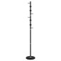 vidaXL Garderobenständer Schwarz 176 cm Pulverbeschichtetes Eisen vidaXL Garderobenständer Schwarz 176 cm Pulverbeschichtetes Eisen