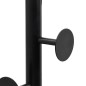 vidaXL Garderobenständer Schwarz 176 cm Pulverbeschichtetes Eisen vidaXL Garderobenständer Schwarz 176 cm Pulverbeschichtetes Eisen
