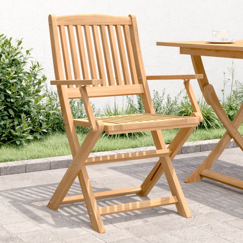 vidaXL Gartenstühle 2 Stk. Klappbar 58x54,5x90 cm Massivholz Akazie vidaXL Gartenstühle 2 Stk. Klappbar 58x54,5x90 cm Massivholz Akazie
