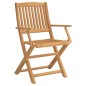 vidaXL Gartenstühle 2 Stk. Klappbar 58x54,5x90 cm Massivholz Akazie vidaXL Gartenstühle 2 Stk. Klappbar 58x54,5x90 cm Massivholz Akazie
