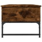 vidaXL Couchtisch Räuchereiche 100x50x40 cm Holzwerkstoff und Metall vidaXL Couchtisch Räuchereiche 100x50x40 cm Holzwerkstoff und Metall