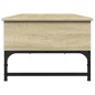 vidaXL Couchtisch Sonoma-Eiche 100x50x35 cm Holzwerkstoff und Metall vidaXL Couchtisch Sonoma-Eiche 100x50x35 cm Holzwerkstoff und Metall