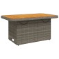 vidaXL 4-tlg. Garten-Essgruppe mit Kissen Grau Poly Rattan vidaXL 4-tlg. Garten-Essgruppe mit Kissen Grau Poly Rattan