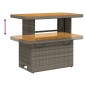 vidaXL 4-tlg. Garten-Essgruppe mit Kissen Grau Poly Rattan vidaXL 4-tlg. Garten-Essgruppe mit Kissen Grau Poly Rattan