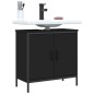vidaXL Waschbeckenunterschrank Schwarz 60x30x60 cm Holzwerkstoff vidaXL Waschbeckenunterschrank Schwarz 60x30x60 cm Holzwerkstoff
