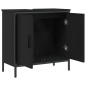 vidaXL Waschbeckenunterschrank Schwarz 60x30x60 cm Holzwerkstoff vidaXL Waschbeckenunterschrank Schwarz 60x30x60 cm Holzwerkstoff