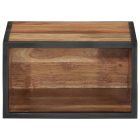 vidaXL Wand-Nachttisch 35x35x20 cm Massivholz Akazie