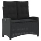 vidaXL 4-tlg. Garten-Essgruppe mit Kissen Schwarz Poly Rattan vidaXL 4-tlg. Garten-Essgruppe mit Kissen Schwarz Poly Rattan