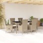 vidaXL 7-tlg. Garten-Essgruppe mit Kissen Beige Poly Rattan vidaXL 7-tlg. Garten-Essgruppe mit Kissen Beige Poly Rattan