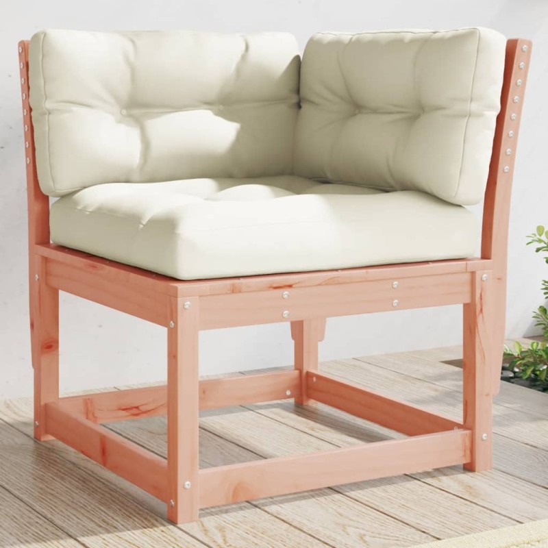 vidaXL Garten-Ecksofa mit Kissen 73x73x78 cm Massivholz Douglasie vidaXL Garten-Ecksofa mit Kissen 73x73x78 cm Massivholz Douglasie