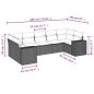 vidaXL 7-tlg. Garten-Sofagarnitur mit Kissen Beige Poly Rattan vidaXL 7-tlg. Garten-Sofagarnitur mit Kissen Beige Poly Rattan