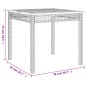 vidaXL 5-tlg. Garten-Essgruppe mit Kissen Grau Poly Rattan vidaXL 5-tlg. Garten-Essgruppe mit Kissen Grau Poly Rattan