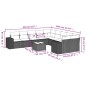 vidaXL 11-tlg. Garten-Sofagarnitur mit Kissen Beige Poly Rattan vidaXL 11-tlg. Garten-Sofagarnitur mit Kissen Beige Poly Rattan