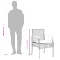 vidaXL 7-tlg. Garten-Essgruppe mit Kissen Grau Poly Rattan vidaXL 7-tlg. Garten-Essgruppe mit Kissen Grau Poly Rattan