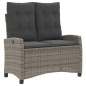 vidaXL 4-tlg. Garten-Essgruppe mit Kissen Grau Poly Rattan vidaXL 4-tlg. Garten-Essgruppe mit Kissen Grau Poly Rattan