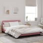 vidaXL Bettgestell mit Kopfteil Rosa 140x190 cm Samt vidaXL Bettgestell mit Kopfteil Rosa 140x190 cm Samt