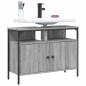 vidaXL Waschbeckenunterschrank Grau Sonoma 60x30x60 cm Holzwerkstoff vidaXL Waschbeckenunterschrank Grau Sonoma 60x30x60 cm Holzwerkstoff